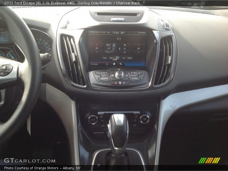 Sterling Gray Metallic / Charcoal Black 2013 Ford Escape SEL 2.0L EcoBoost 4WD