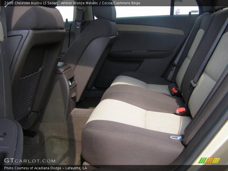 Amber Bronze Metallic / Cocoa/Cashmere Beige 2008 Chevrolet Malibu LS Sedan