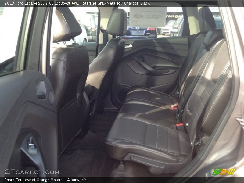 Sterling Gray Metallic / Charcoal Black 2013 Ford Escape SEL 2.0L EcoBoost 4WD