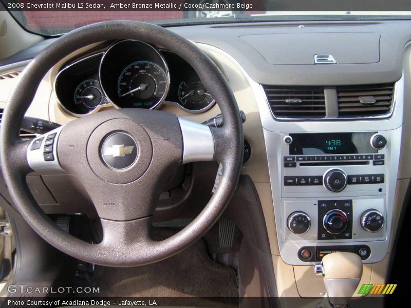 Amber Bronze Metallic / Cocoa/Cashmere Beige 2008 Chevrolet Malibu LS Sedan