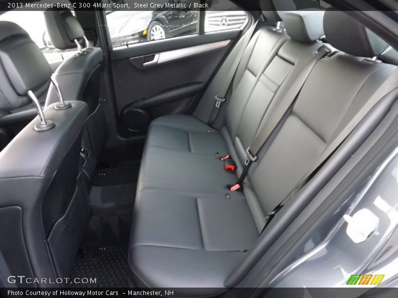 Steel Grey Metallic / Black 2013 Mercedes-Benz C 300 4Matic Sport