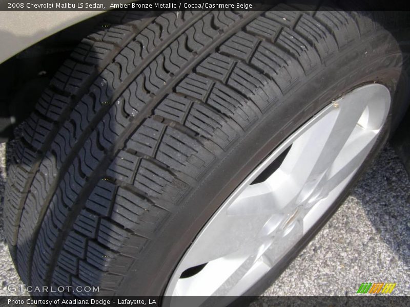 Amber Bronze Metallic / Cocoa/Cashmere Beige 2008 Chevrolet Malibu LS Sedan