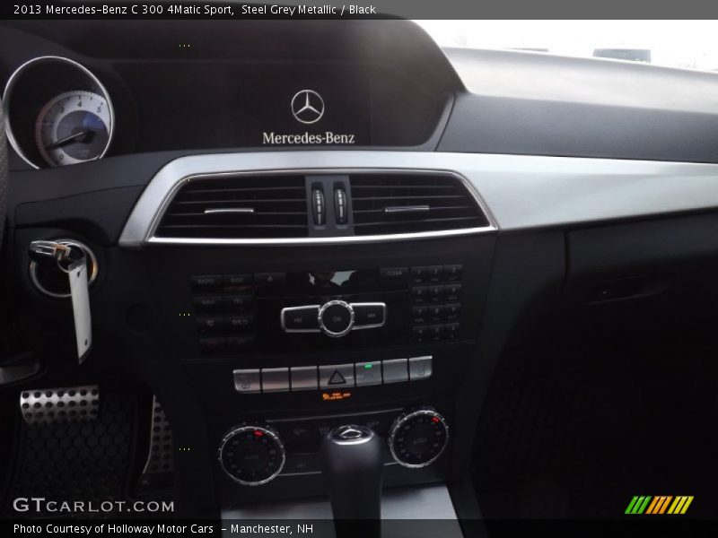 Steel Grey Metallic / Black 2013 Mercedes-Benz C 300 4Matic Sport