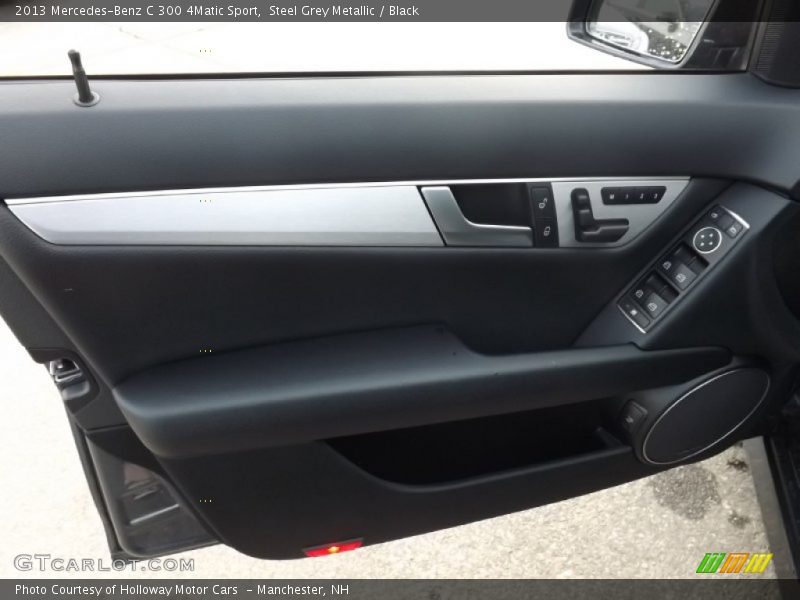 Steel Grey Metallic / Black 2013 Mercedes-Benz C 300 4Matic Sport