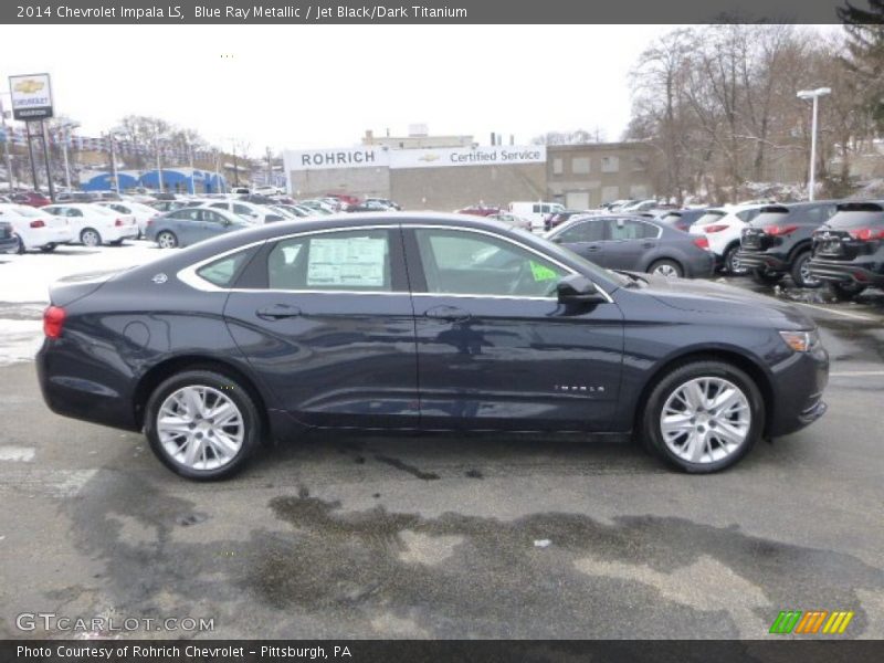 Blue Ray Metallic / Jet Black/Dark Titanium 2014 Chevrolet Impala LS