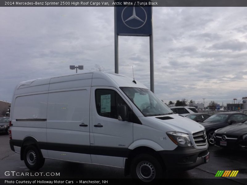 Arctic White / Tunja Black 2014 Mercedes-Benz Sprinter 2500 High Roof Cargo Van
