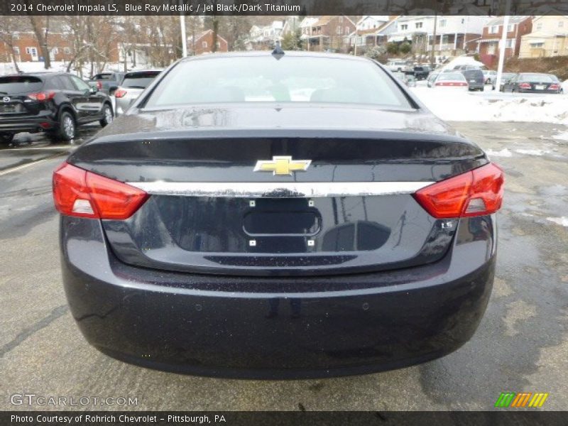 Blue Ray Metallic / Jet Black/Dark Titanium 2014 Chevrolet Impala LS