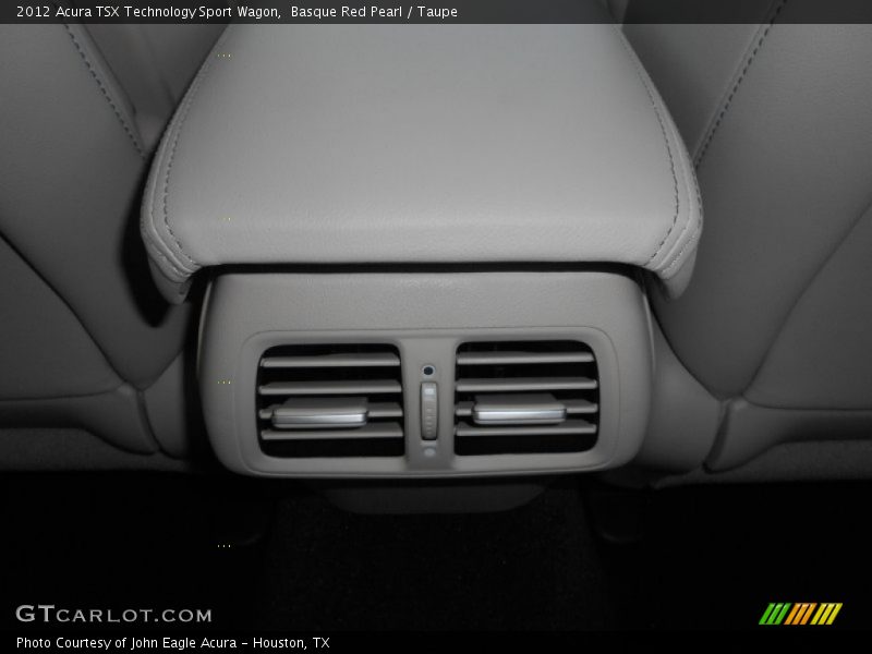 Basque Red Pearl / Taupe 2012 Acura TSX Technology Sport Wagon