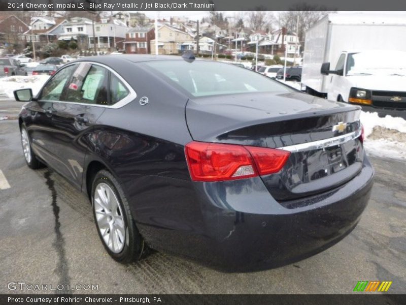 Blue Ray Metallic / Jet Black/Dark Titanium 2014 Chevrolet Impala LS