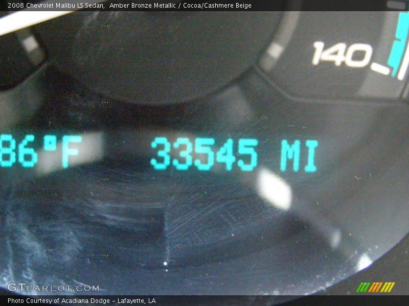 Amber Bronze Metallic / Cocoa/Cashmere Beige 2008 Chevrolet Malibu LS Sedan