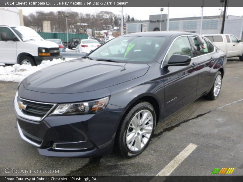 Blue Ray Metallic / Jet Black/Dark Titanium 2014 Chevrolet Impala LS