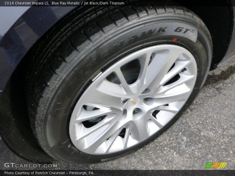 Blue Ray Metallic / Jet Black/Dark Titanium 2014 Chevrolet Impala LS