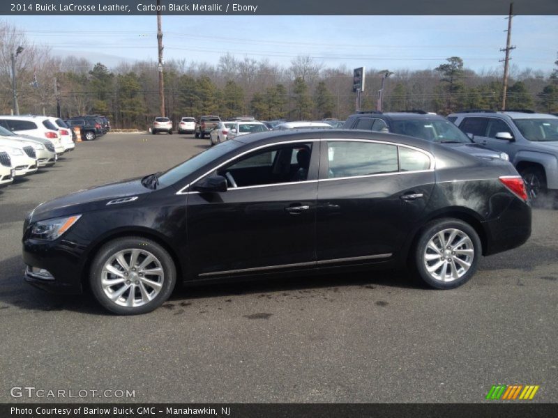 Carbon Black Metallic / Ebony 2014 Buick LaCrosse Leather