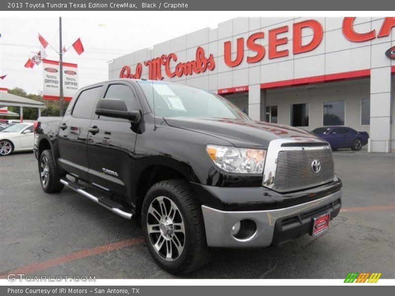 Black / Graphite 2013 Toyota Tundra Texas Edition CrewMax