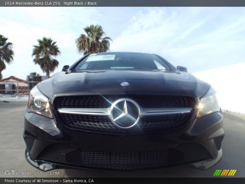 Night Black / Black 2014 Mercedes-Benz CLA 250