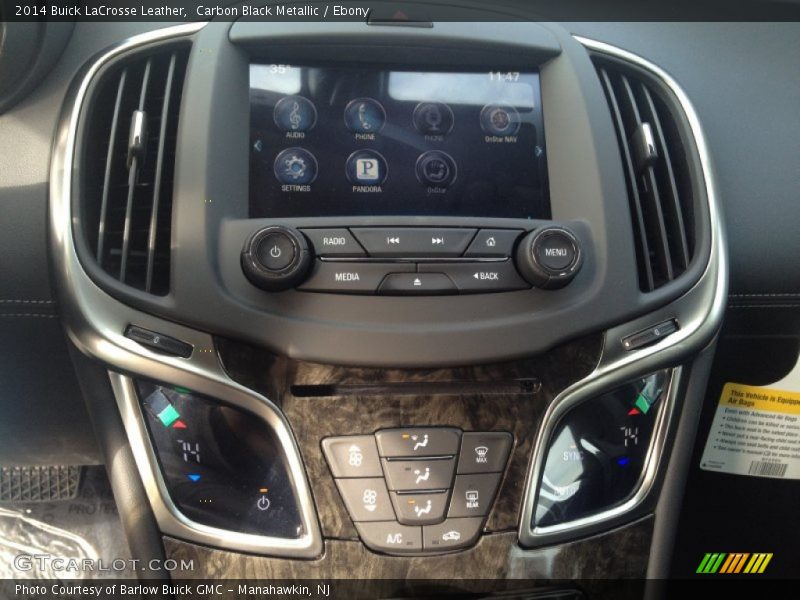 Carbon Black Metallic / Ebony 2014 Buick LaCrosse Leather