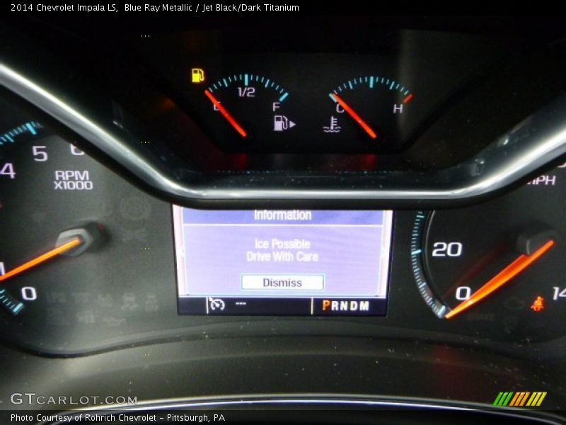 Blue Ray Metallic / Jet Black/Dark Titanium 2014 Chevrolet Impala LS