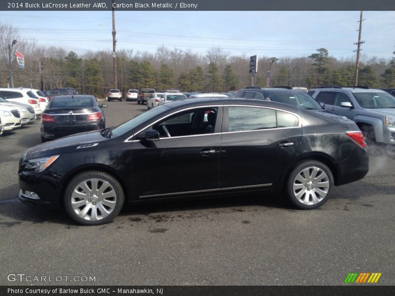 Carbon Black Metallic / Ebony 2014 Buick LaCrosse Leather AWD