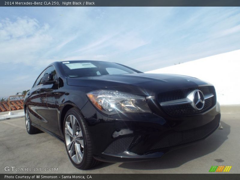 Night Black / Black 2014 Mercedes-Benz CLA 250