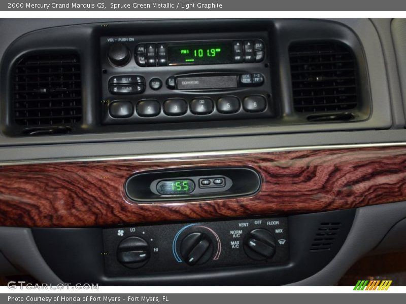 Spruce Green Metallic / Light Graphite 2000 Mercury Grand Marquis GS