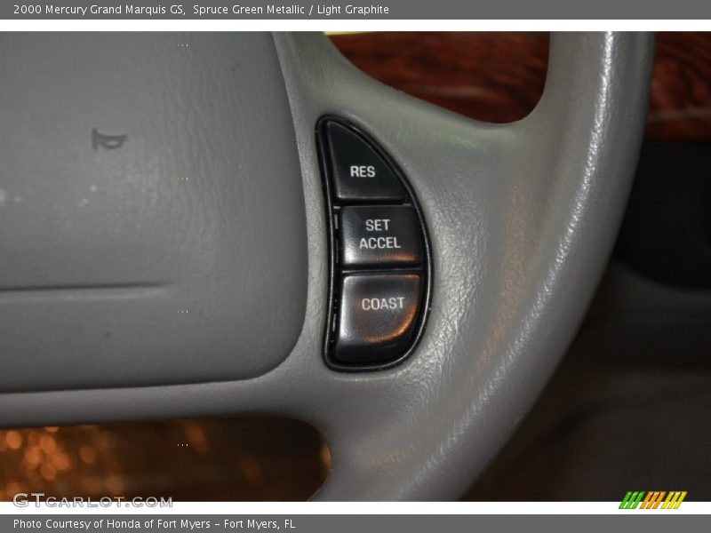 Spruce Green Metallic / Light Graphite 2000 Mercury Grand Marquis GS