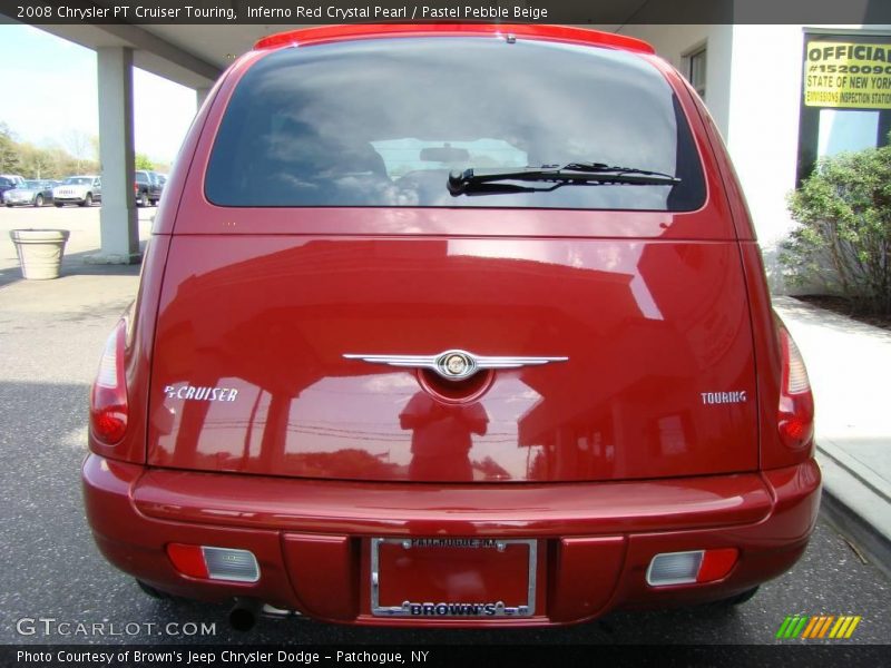 Inferno Red Crystal Pearl / Pastel Pebble Beige 2008 Chrysler PT Cruiser Touring