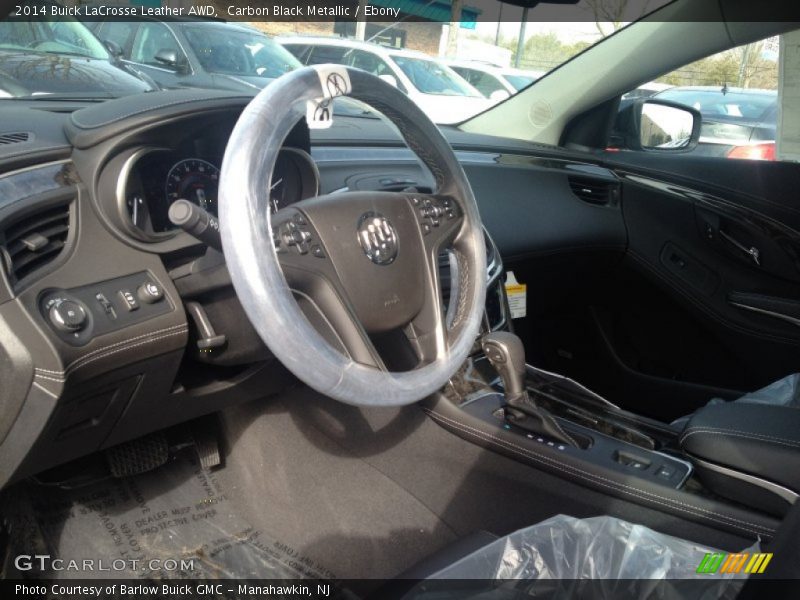 Carbon Black Metallic / Ebony 2014 Buick LaCrosse Leather AWD