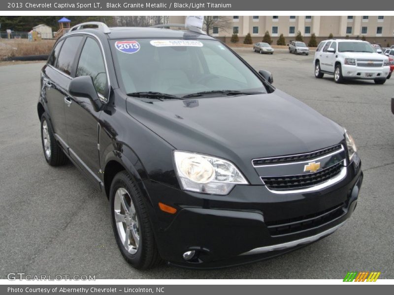 Black Granite Metallic / Black/Light Titanium 2013 Chevrolet Captiva Sport LT