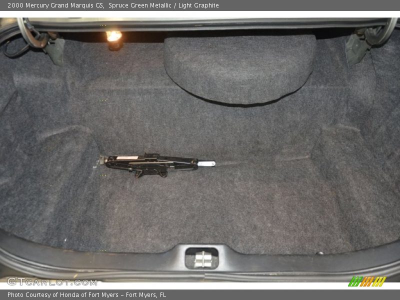 Spruce Green Metallic / Light Graphite 2000 Mercury Grand Marquis GS