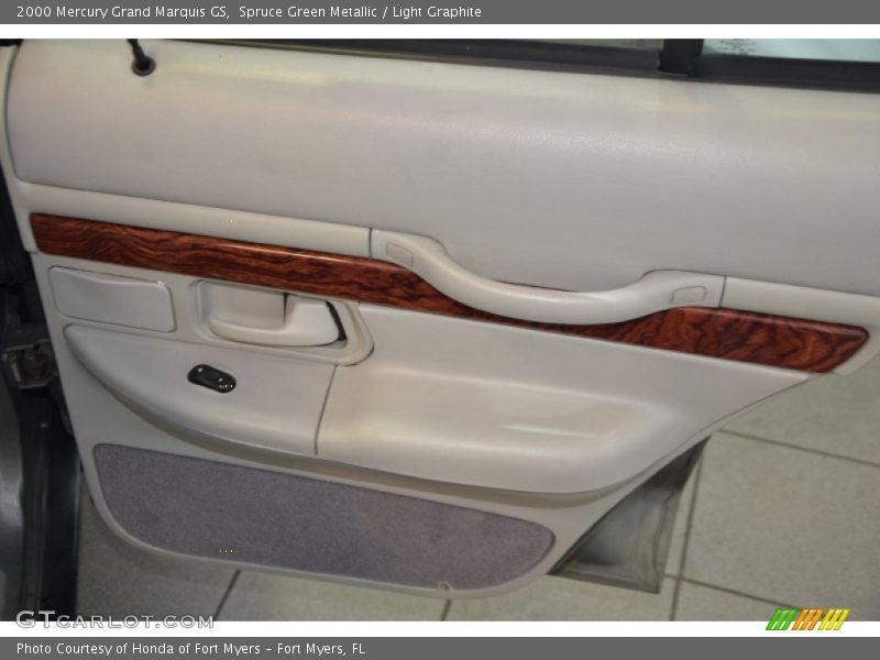 Spruce Green Metallic / Light Graphite 2000 Mercury Grand Marquis GS