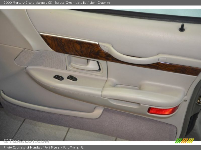 Spruce Green Metallic / Light Graphite 2000 Mercury Grand Marquis GS