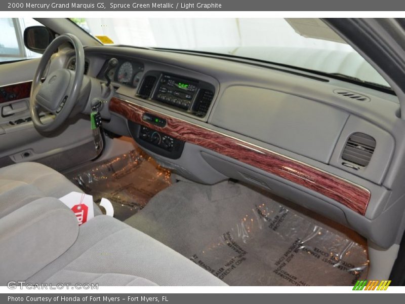 Spruce Green Metallic / Light Graphite 2000 Mercury Grand Marquis GS