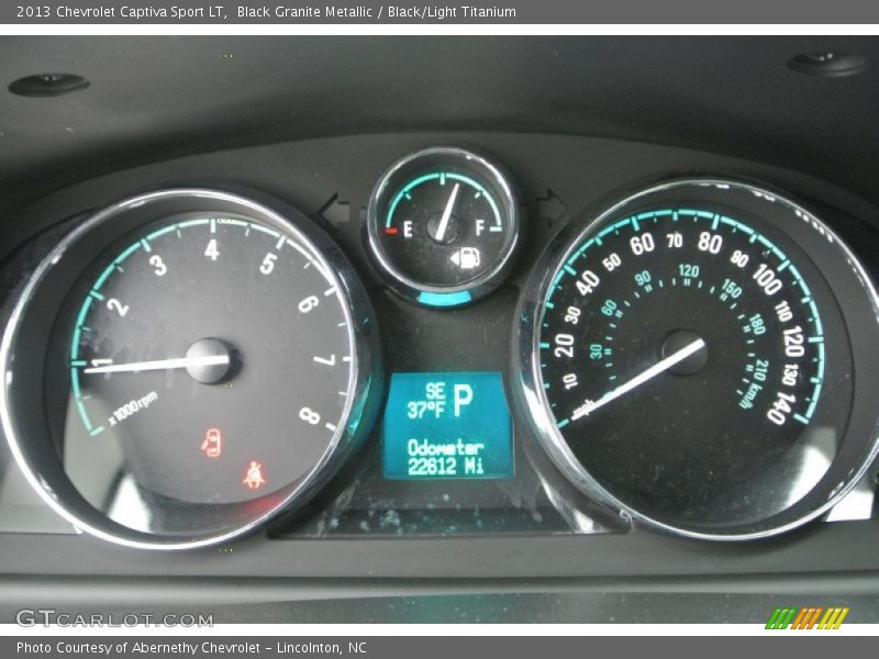 Black Granite Metallic / Black/Light Titanium 2013 Chevrolet Captiva Sport LT