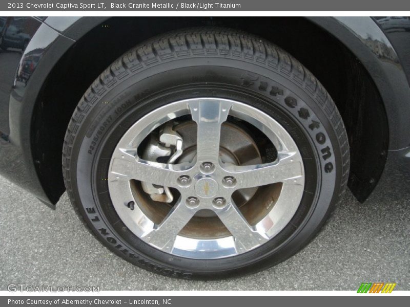 Black Granite Metallic / Black/Light Titanium 2013 Chevrolet Captiva Sport LT