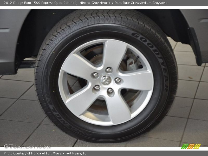 Mineral Gray Metallic / Dark Slate Gray/Medium Graystone 2012 Dodge Ram 1500 Express Quad Cab 4x4