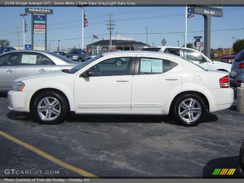 Stone White / Dark Slate Gray/Light Slate Gray 2008 Dodge Avenger SXT