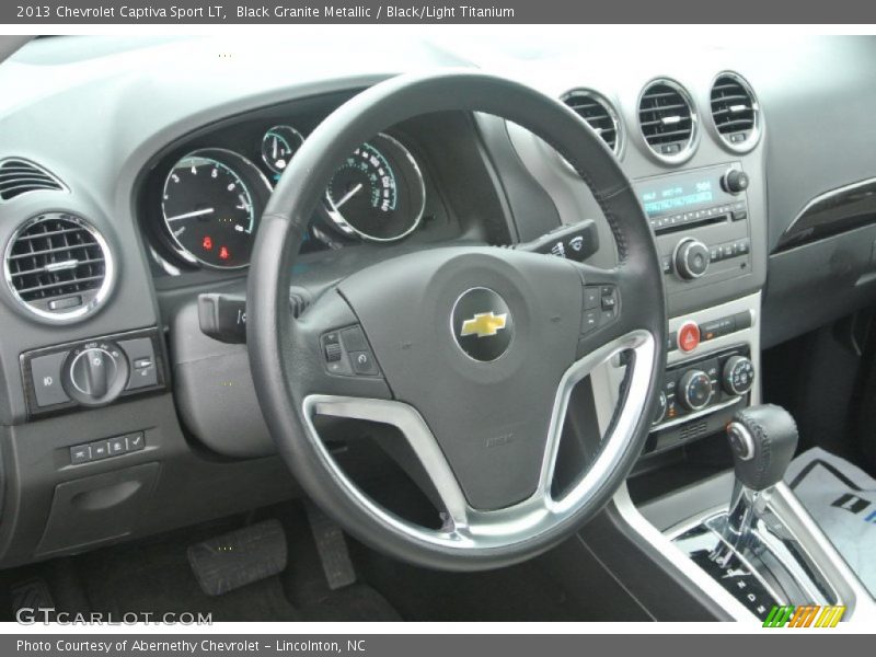 Black Granite Metallic / Black/Light Titanium 2013 Chevrolet Captiva Sport LT