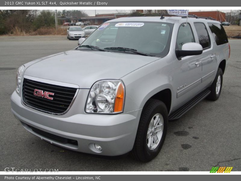 Quicksilver Metallic / Ebony 2013 GMC Yukon XL SLT 4x4
