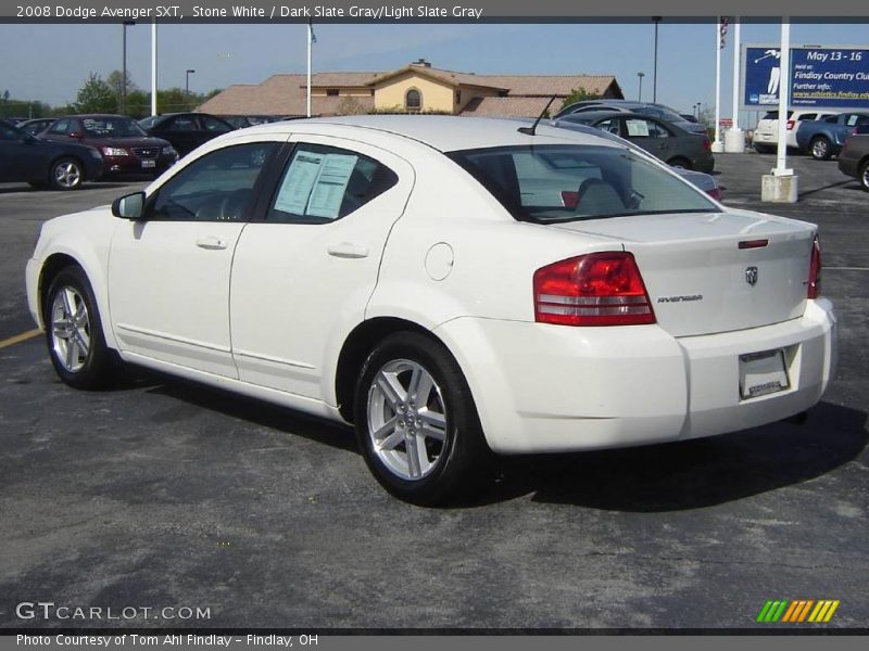Stone White / Dark Slate Gray/Light Slate Gray 2008 Dodge Avenger SXT