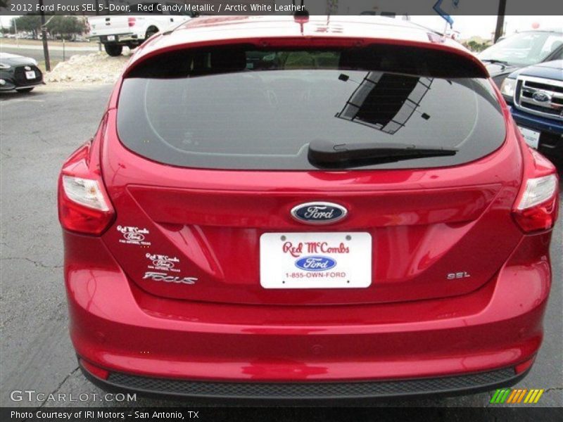 Red Candy Metallic / Arctic White Leather 2012 Ford Focus SEL 5-Door