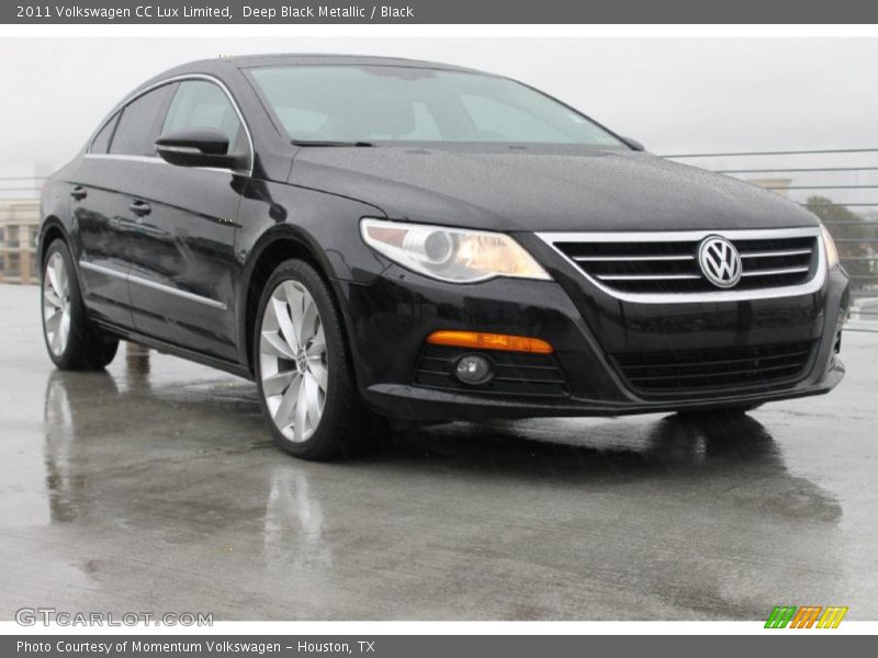 Deep Black Metallic / Black 2011 Volkswagen CC Lux Limited