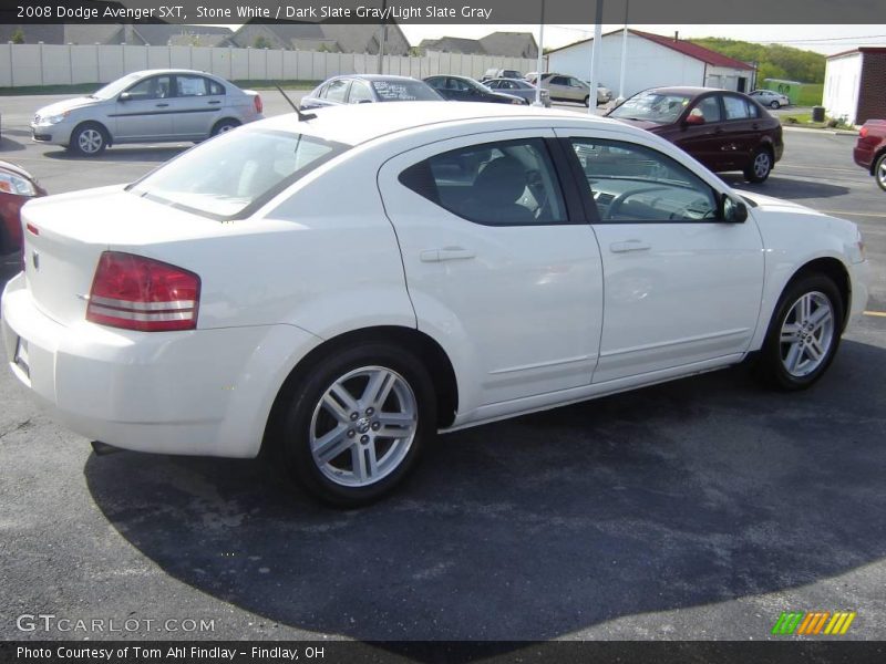 Stone White / Dark Slate Gray/Light Slate Gray 2008 Dodge Avenger SXT