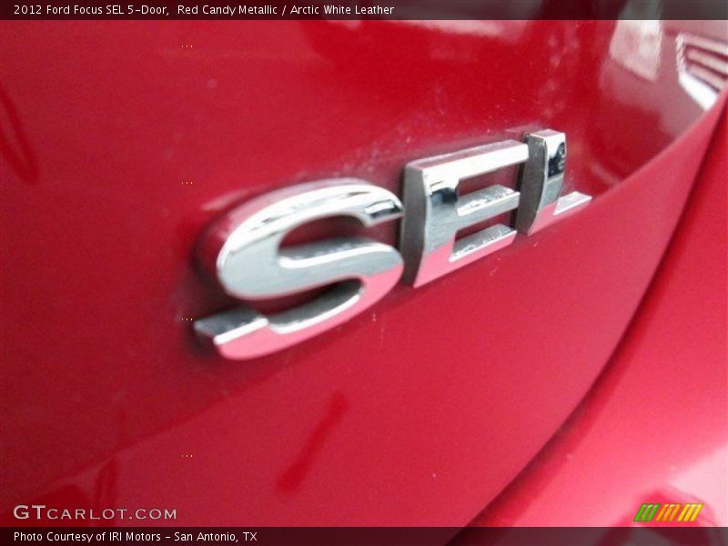 Red Candy Metallic / Arctic White Leather 2012 Ford Focus SEL 5-Door