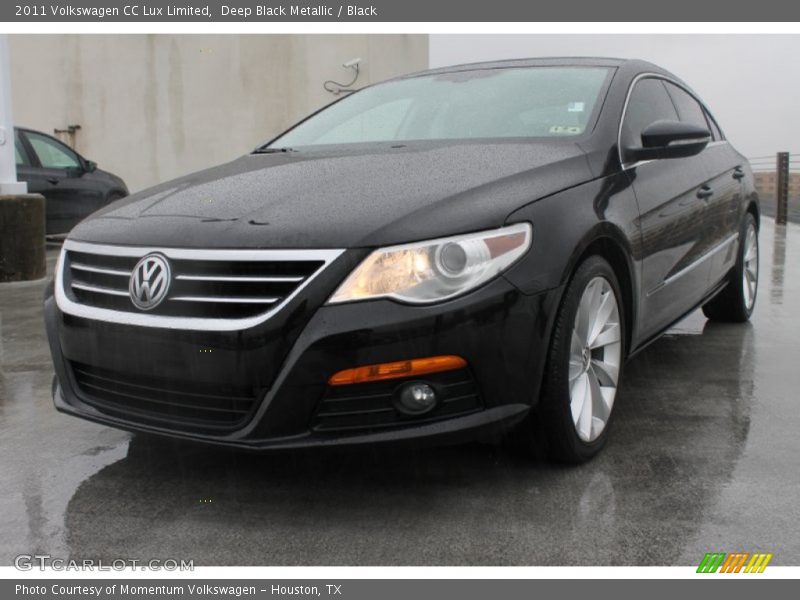 Deep Black Metallic / Black 2011 Volkswagen CC Lux Limited