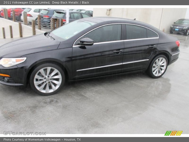 Deep Black Metallic / Black 2011 Volkswagen CC Lux Limited