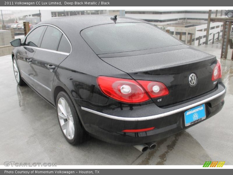 Deep Black Metallic / Black 2011 Volkswagen CC Lux Limited