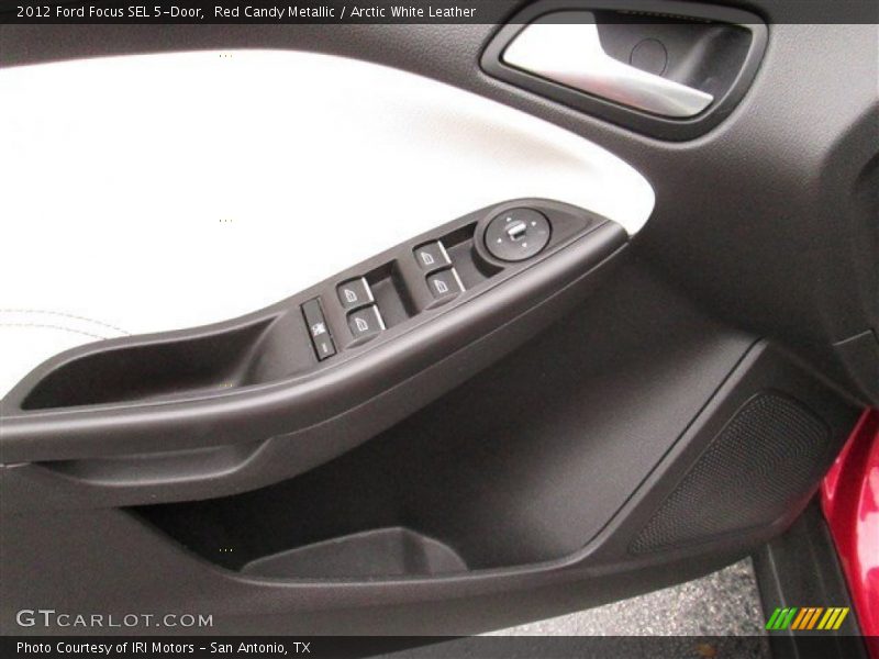 Red Candy Metallic / Arctic White Leather 2012 Ford Focus SEL 5-Door