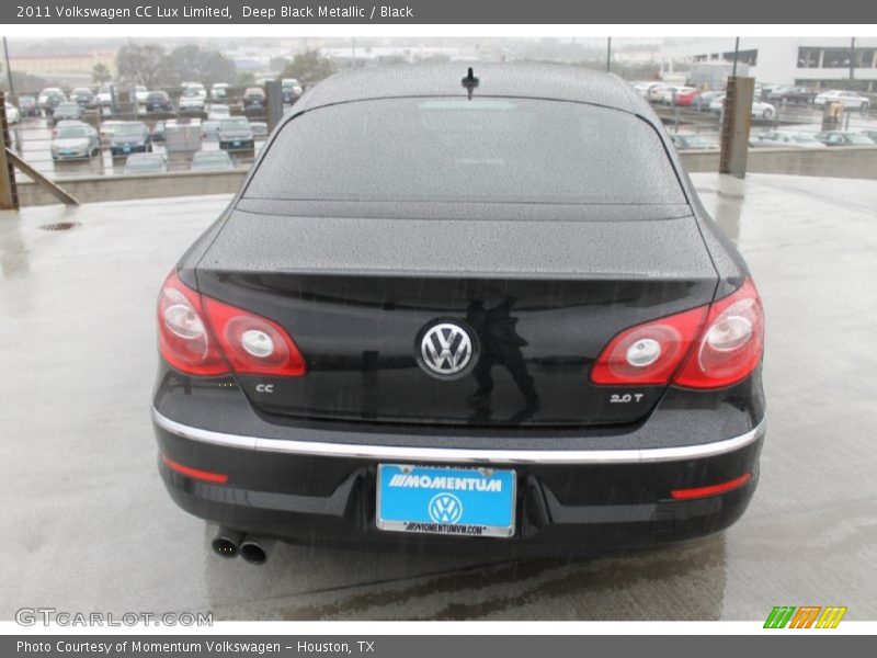 Deep Black Metallic / Black 2011 Volkswagen CC Lux Limited