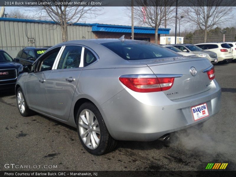 Quicksilver Metallic / Ebony 2014 Buick Verano Leather