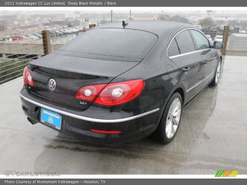 Deep Black Metallic / Black 2011 Volkswagen CC Lux Limited